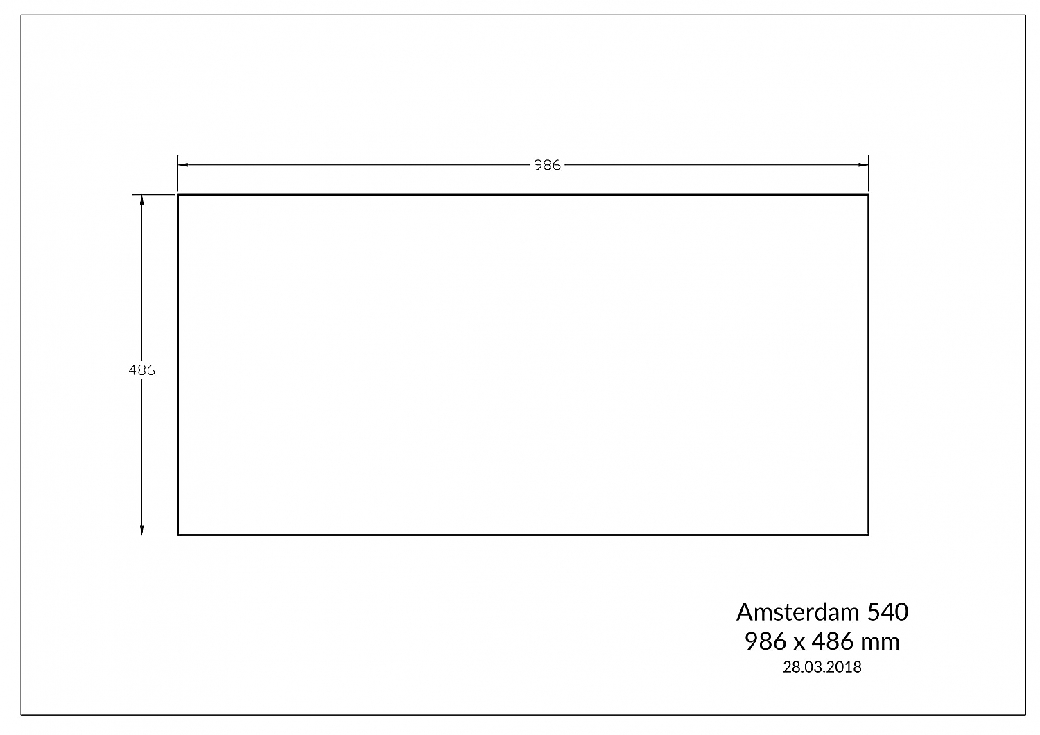 Reginox Amsterdam 540 spoelbak 100x50cm Pure White R30790