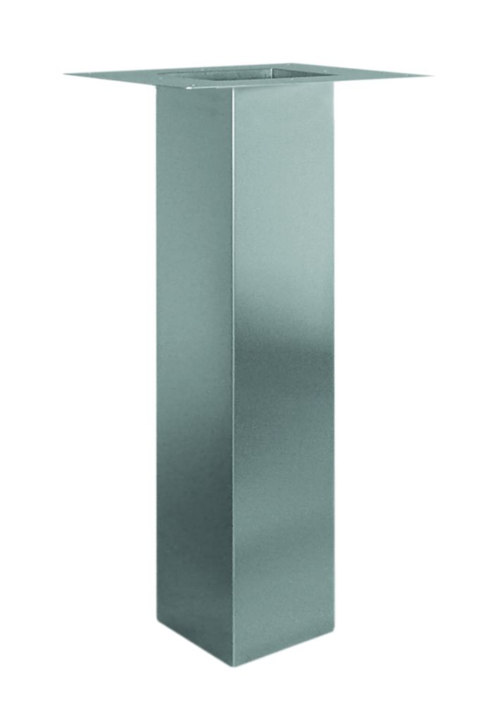 Tafelpoot Maxi hoogte 710 - 730 mm kleur Rvs